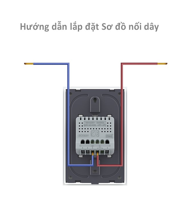 Bộ Điều Chỉnh Nhiệt Độ Livolo Cho Máy Điều Hòa Nhiệt Độ, Màn Hình Cảm Ứng LCD Tiêu Chuẩn US/AU ( VL-FCQ1-2WP & VL-XQ001 ) Accessories Of Temperature Control Switch(External Sensor)