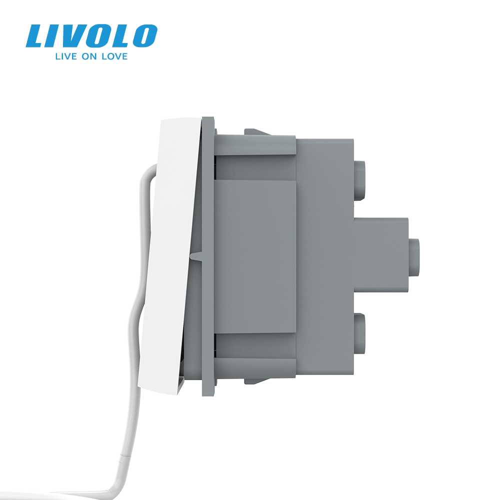 Công tắc cơ khẩn cấp với kéo dây Livolo VL-FCME-1WP