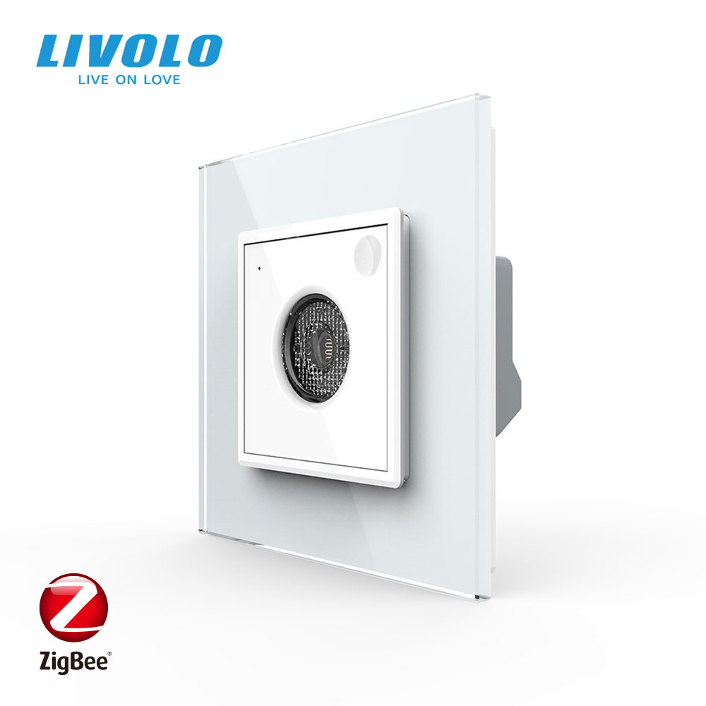 Cảm biến âm thanh và ánh sáng theo sở thích Livolo Zigbee VL-FCJZ-2WP 