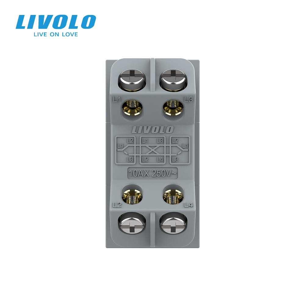 Công tắc cơ Mô-đun 1 nút 2 chiều Livolo VL-FCMKS-1WP